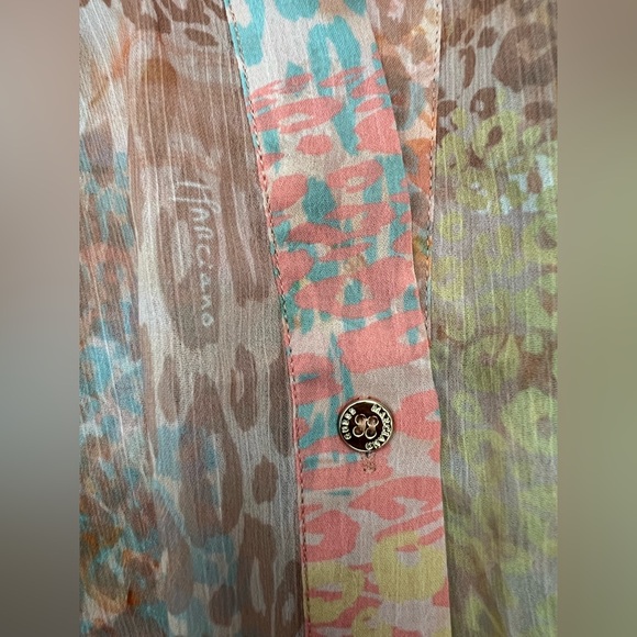 GUESS By Marciano Semi-Shade Maculage Sleeveless Top | Multicolor Size: M/6 - Picture 6 of 16